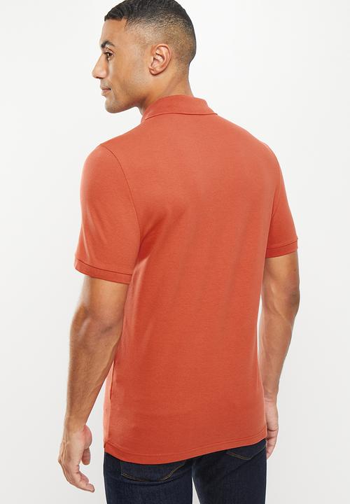 POLO - Men pjc melvin short sleeve golfer - brick