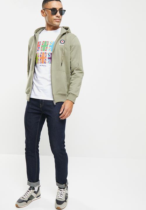 Ben Sherman - Painted jacks - white
