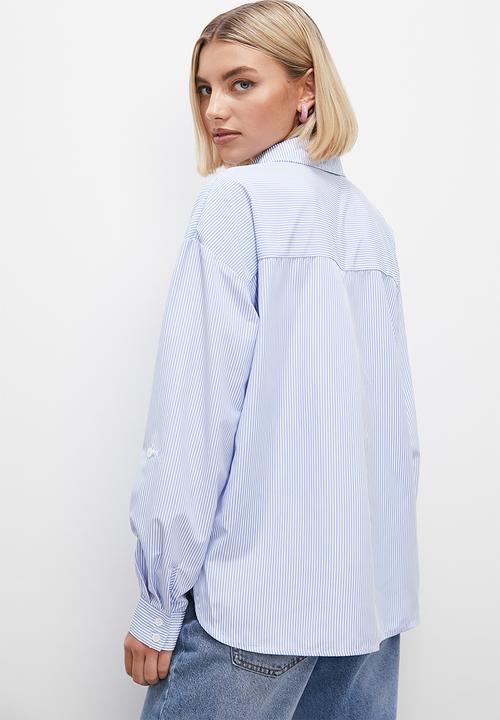 Superbalist - Relaxed shirt - blue stripe
