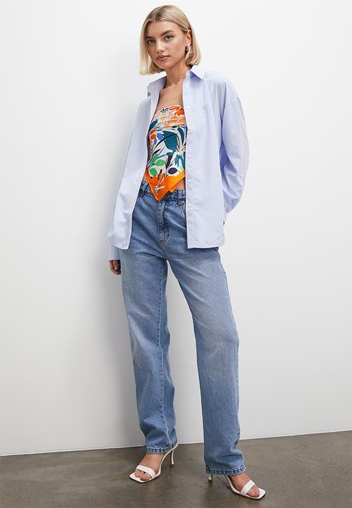 Superbalist - Relaxed shirt - blue stripe