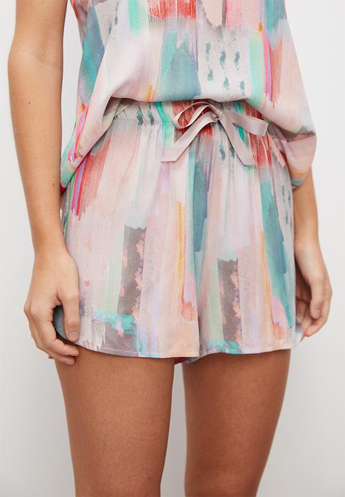 Superbalist - Sleep cami & shorts set - multi