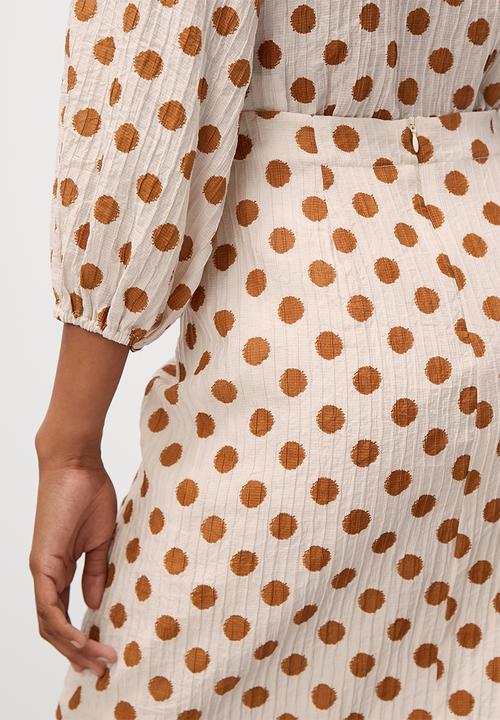 Superbalist - Sarong midi skirt - tobacco