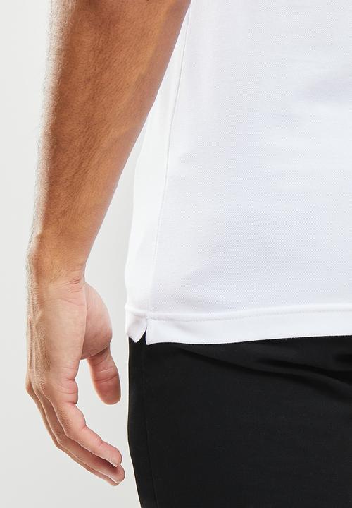 POLO - Men pjc melvin short sleeve golfer - white