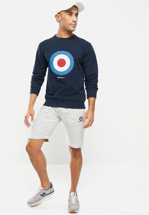 Ben Sherman - Target emb crew fleece - navy