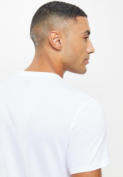 POLO - Men sport thami short sleeve logo tee - white