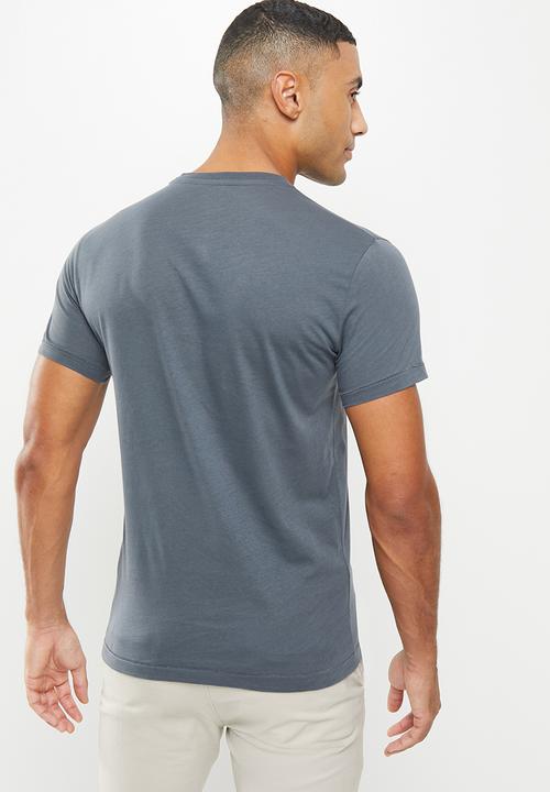 POLO - Men nick short sleeve logo tee - navy