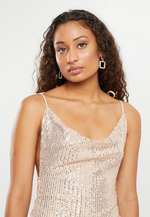 The Lot - Glow up sequin dress - gold