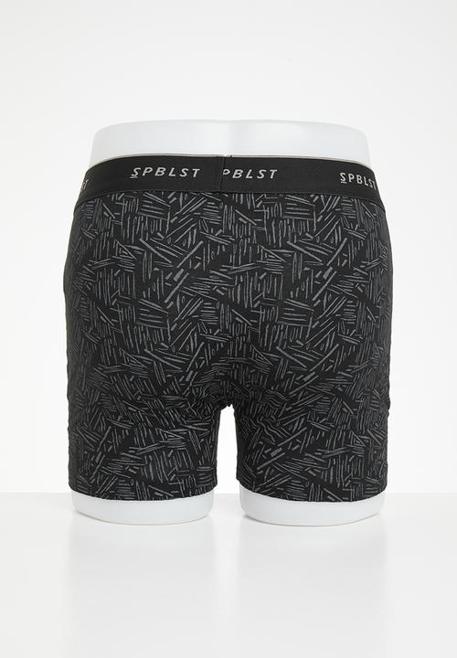 Superbalist - Printed knitted boxer - multi 1