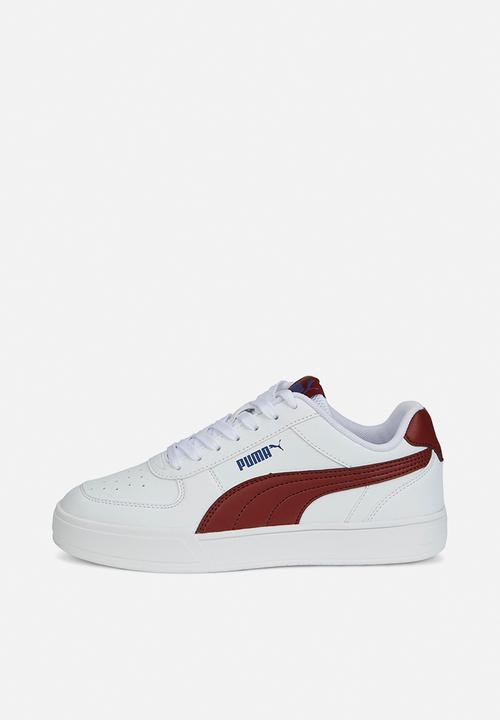 PUMA - Puma caven jr - puma white-intense red-blazing blue