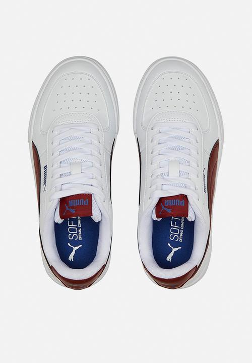 PUMA - Puma caven jr - puma white-intense red-blazing blue