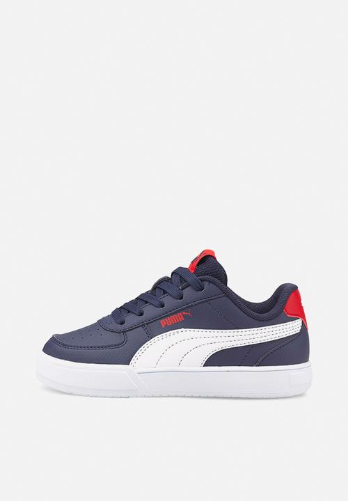PUMA - Puma caven ps - peacoat-puma white-high risk red