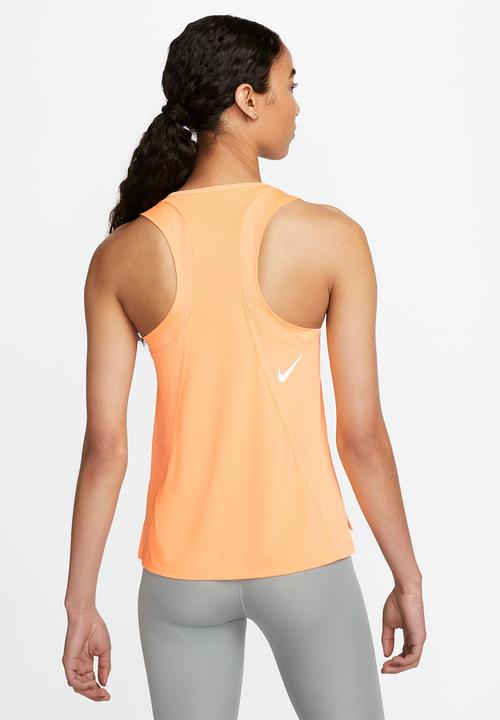 Nike - W nk df race singlet - peach cream