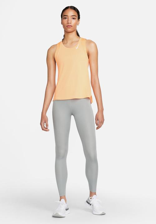 Nike - W nk df race singlet - peach cream