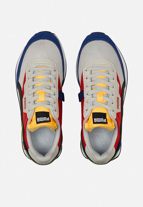 PUMA - Future rider splash jr - burnt red-gray violet-puma black