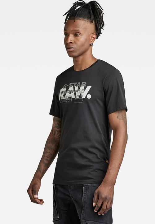 G-STAR - Raw originals slim r t - dk black