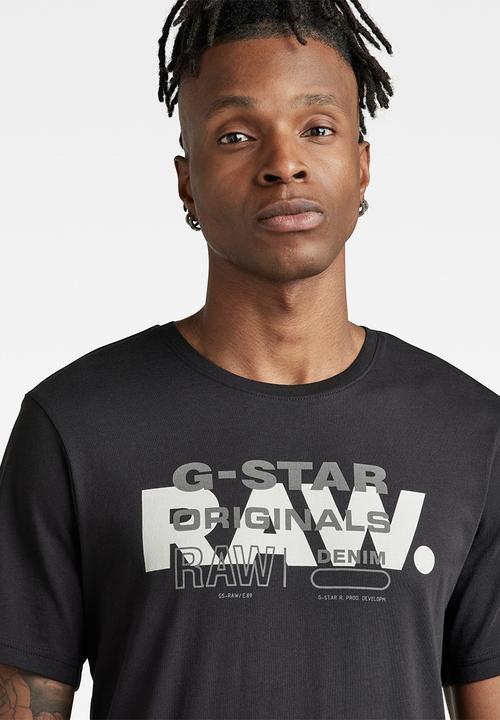 G-STAR - Raw originals slim r t - dk black