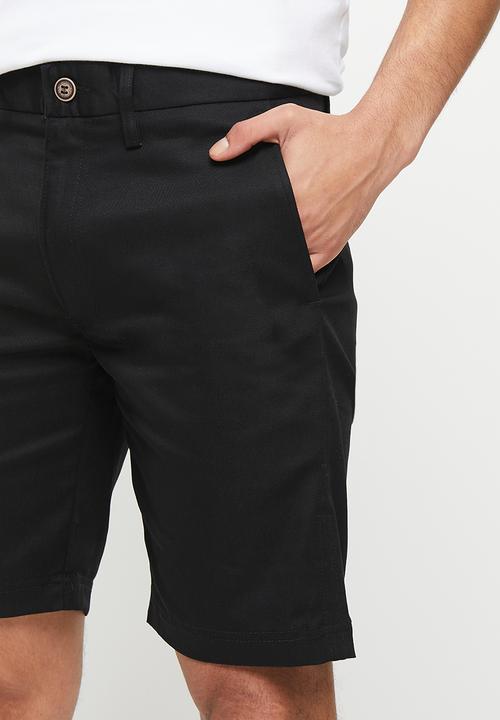 Ben Sherman - Ben sherman chino shorts - black
