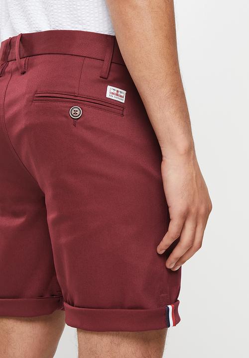Ben Sherman - Ben sherman chino shorts - maroon