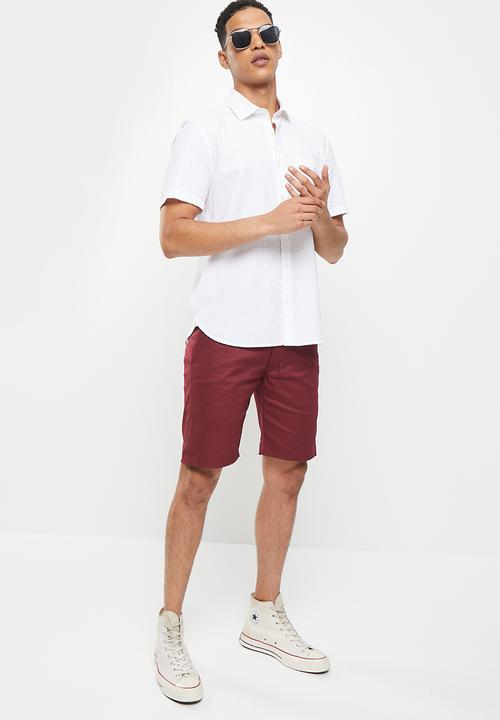Ben Sherman - Ben sherman chino shorts - maroon