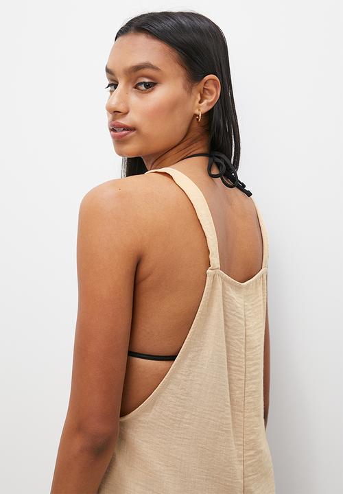 Superbalist - Linen romper - natural