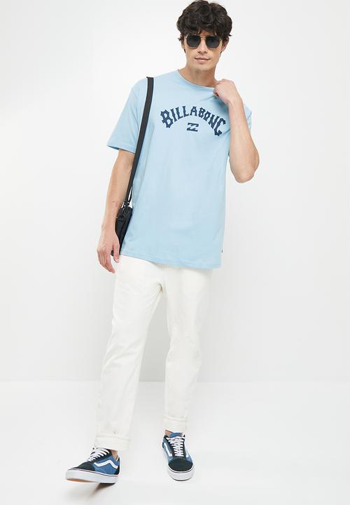 Billabong  - Arch wave short sleeve - washed blue