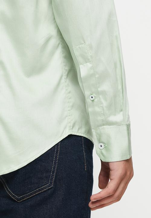 Ben Sherman - Slim ben shirt sage - sage