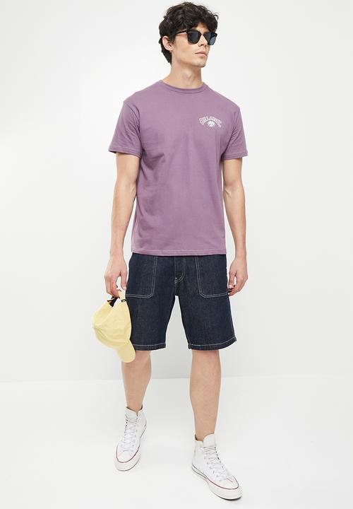 Billabong  - Theme arch short sleeve - bright purple