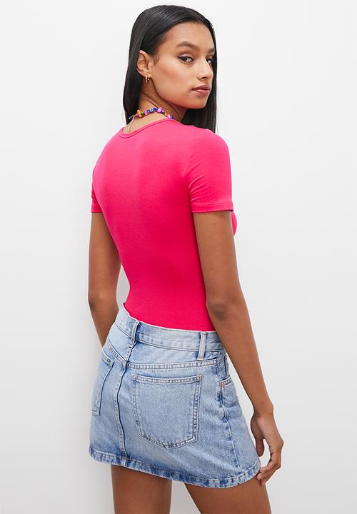 Superbalist - Tee bodysuit - pink