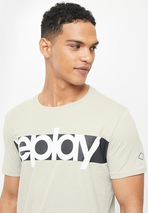 Replay - Replay basic jersey t-shirt - grey