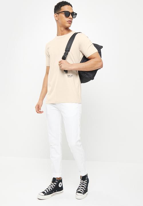 Replay - Replay dyed t-shirt - cream