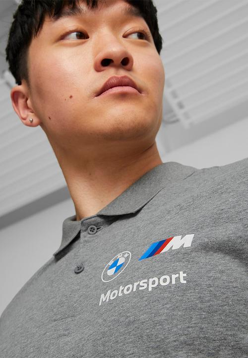 PUMA - Bmw mms ess polo - medium gray heather