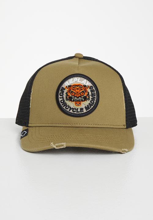 Replay - Replay trucker cap - brown smoke