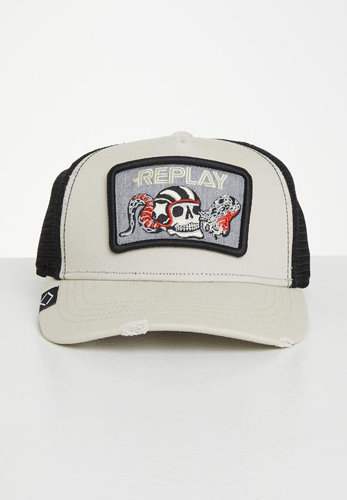 Replay - Replay trucker cap - coconut hite