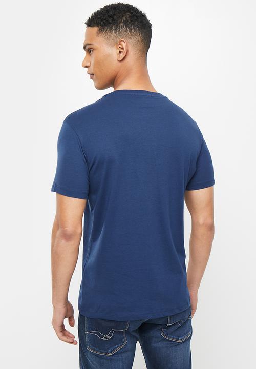 Replay - Replay basic jersey T-shirt - navy