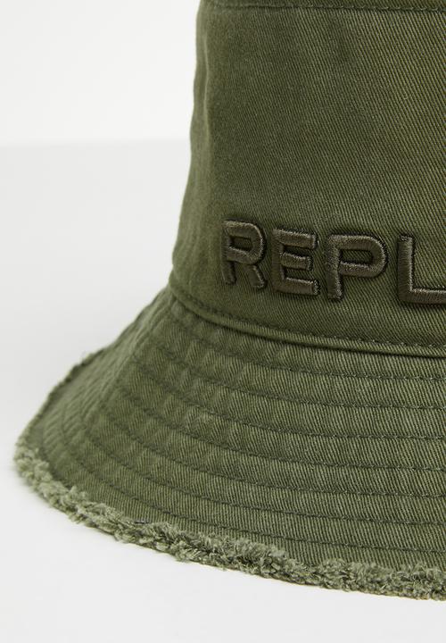 Replay - Replay bucket hat - dark green