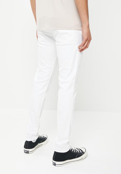 Replay - Replay pants - stretch bull denim - white