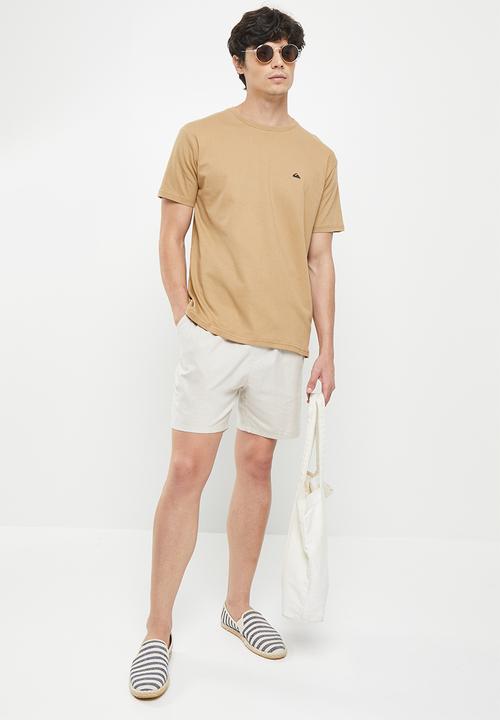 Quiksilver - Essentials short sleeve - tannin