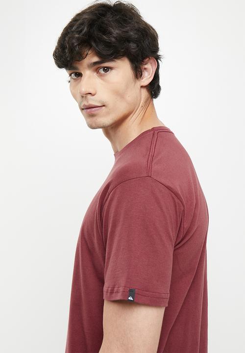 Quiksilver - Script talk front short sleeve - ruby wine