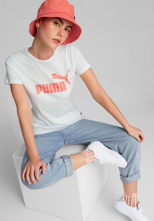 PUMA - Ess+ animal logo tee - puma white