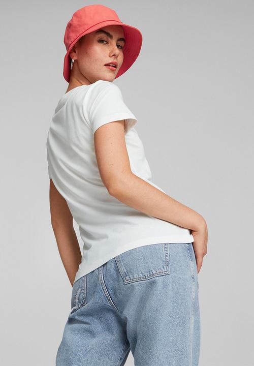 PUMA - Ess+ animal logo tee - puma white