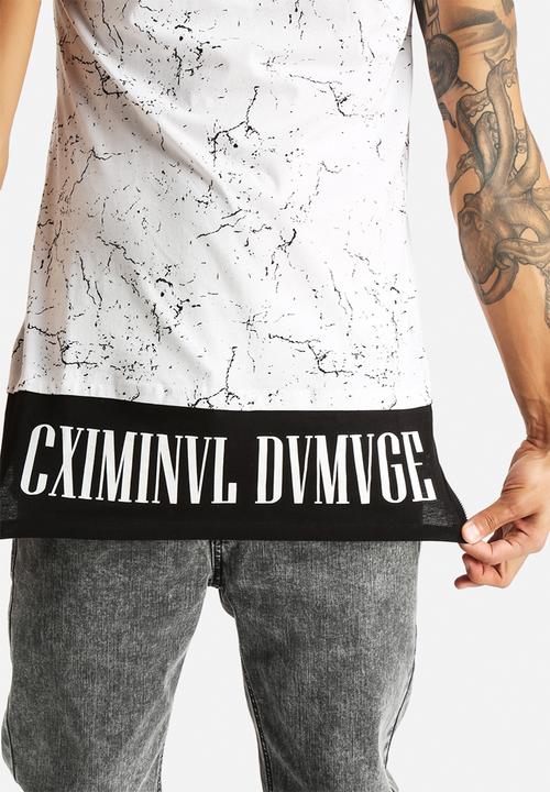 Criminal Damage - Cracked Long Tee