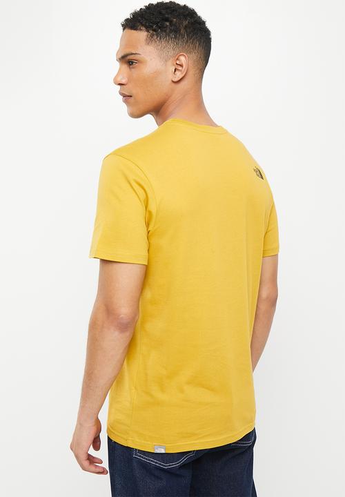 The North Face - M short sleeve mountain line tee - mineral gold