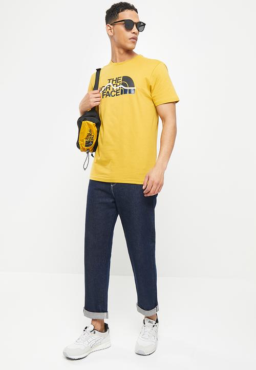 The North Face - M short sleeve mountain line tee - mineral gold
