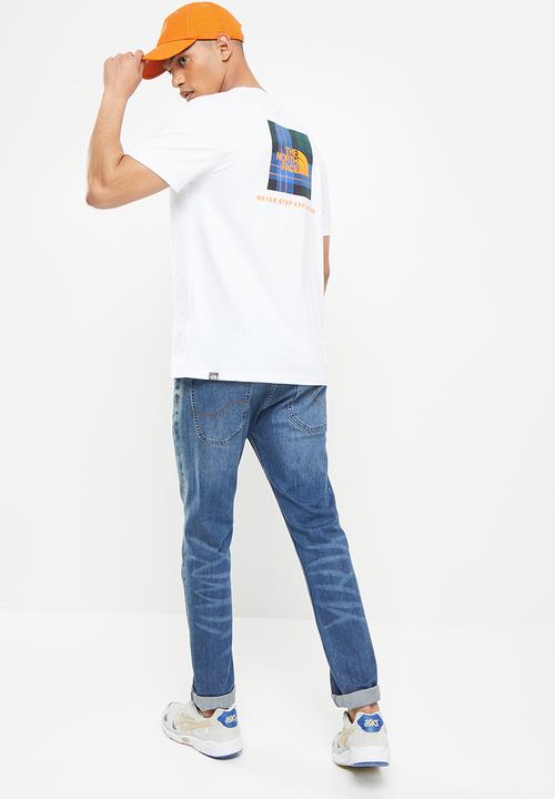 The North Face - M short sleeve redbox tee - white