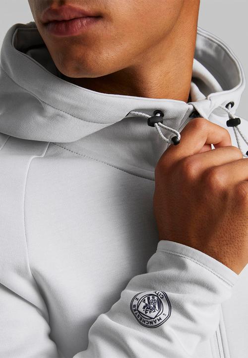 PUMA - Mcfc casuals hoody jkt - gray violet-parisian night