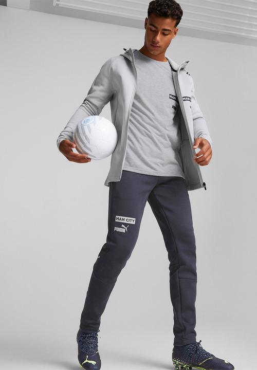 PUMA - Mcfc casuals hoody jkt - gray violet-parisian night