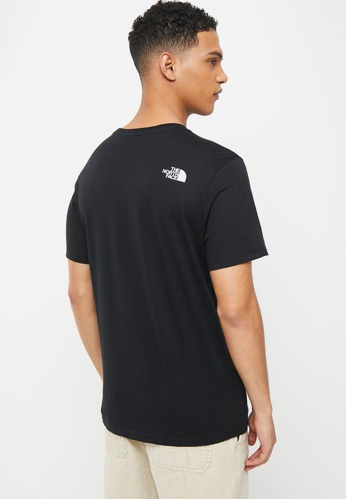 The North Face - M short sleeve mountain line tee - black