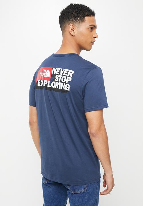 The North Face - M short sleeve nse graphic tee - summit navy