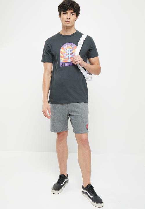 Element - Cornell graphic short - mid grey heather