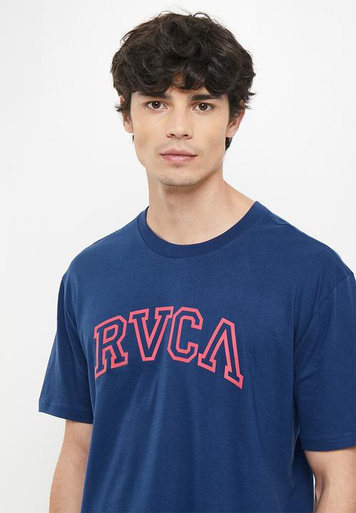 RVCA - Arched short sleeve - navy marine